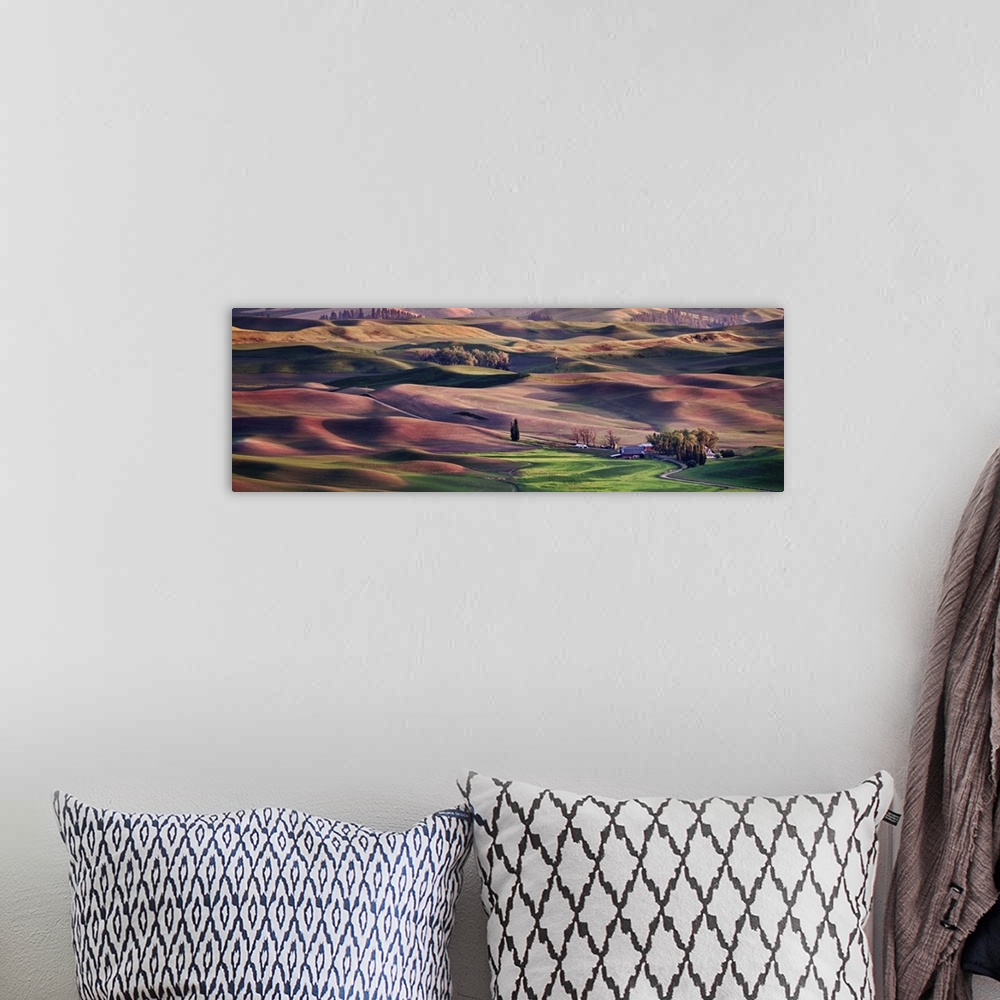 A bohemian room featuring View from Steptoe Butte in the Palouse, Washington