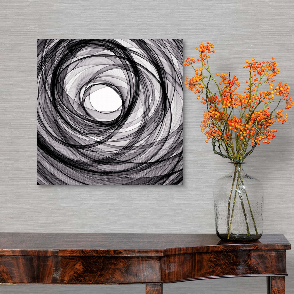 A traditional room featuring Abstract Spiral