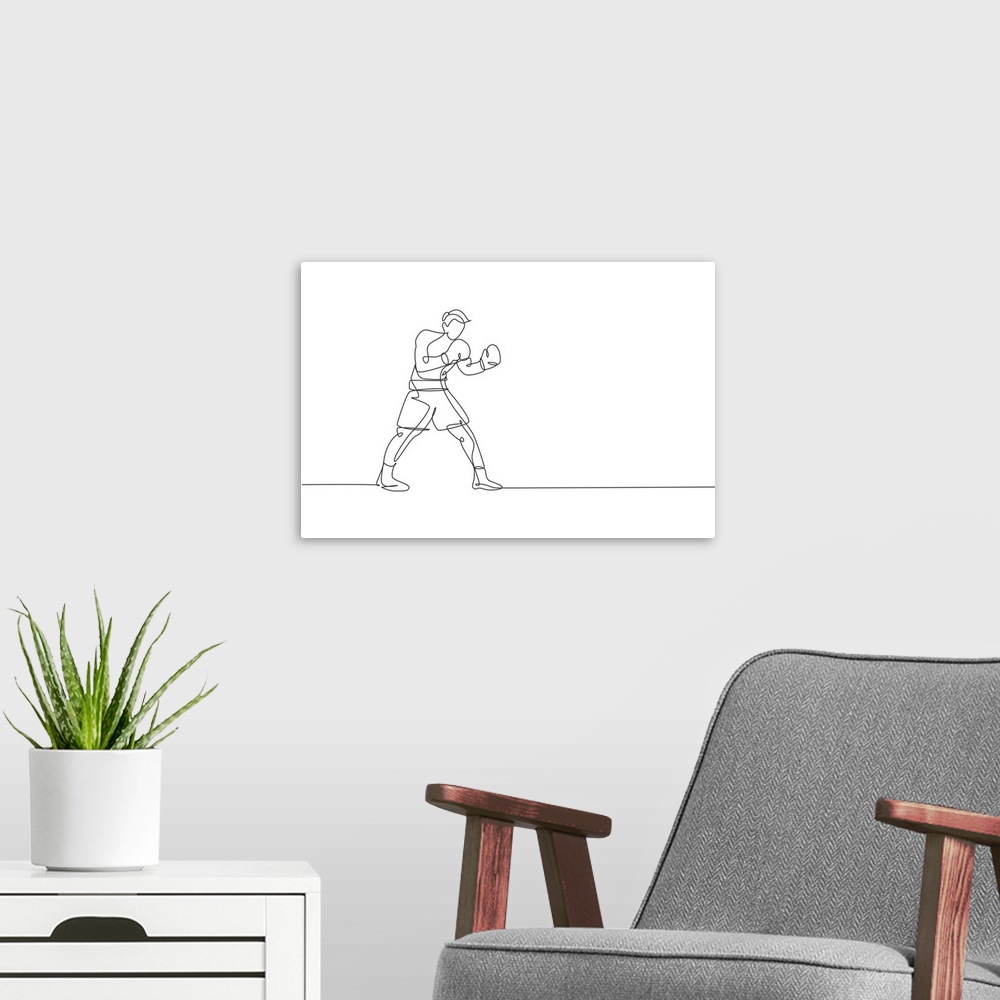 A modern room featuring Boxer I