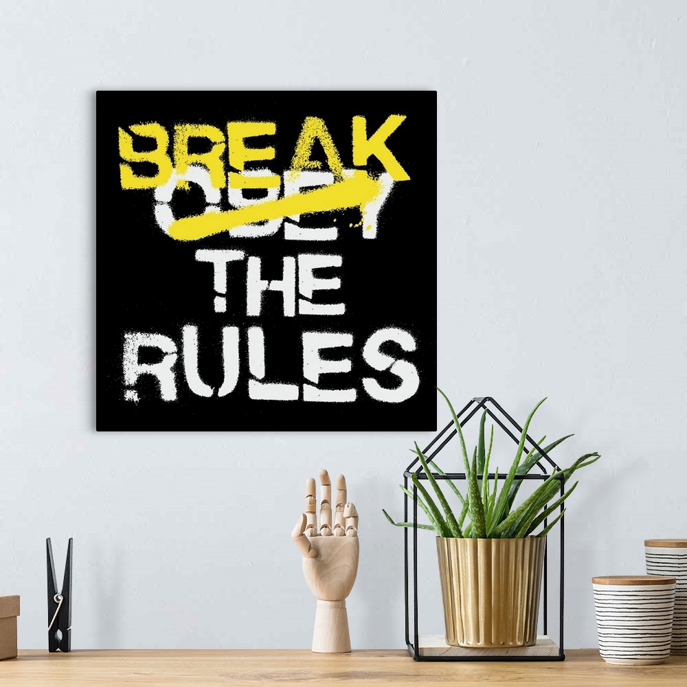 A bohemian room featuring Break The Rules