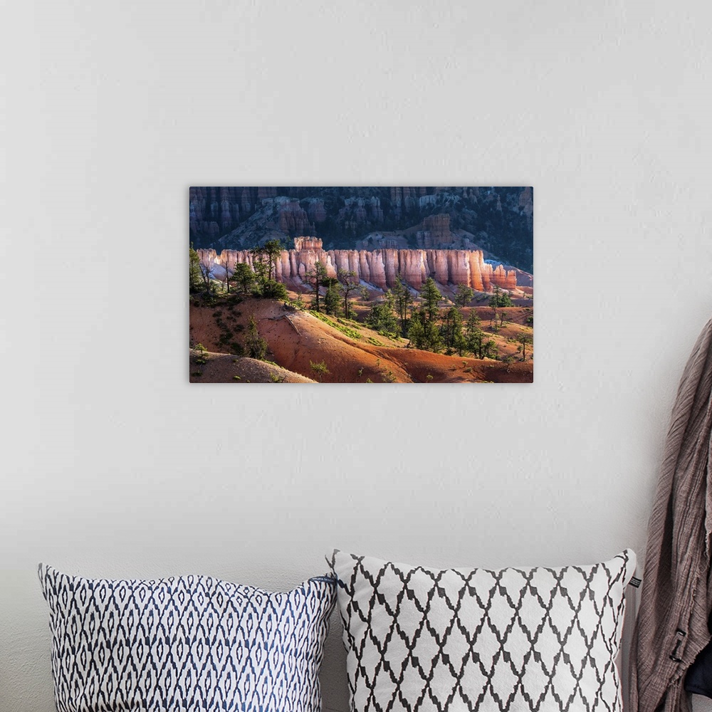 A bohemian room featuring Bryce Canyon