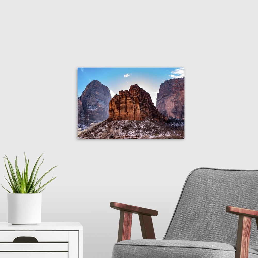 A modern room featuring Butte At Zion National Park