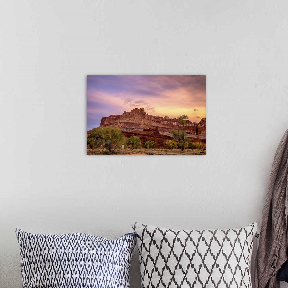 A bohemian room featuring Capitol Reef National Park