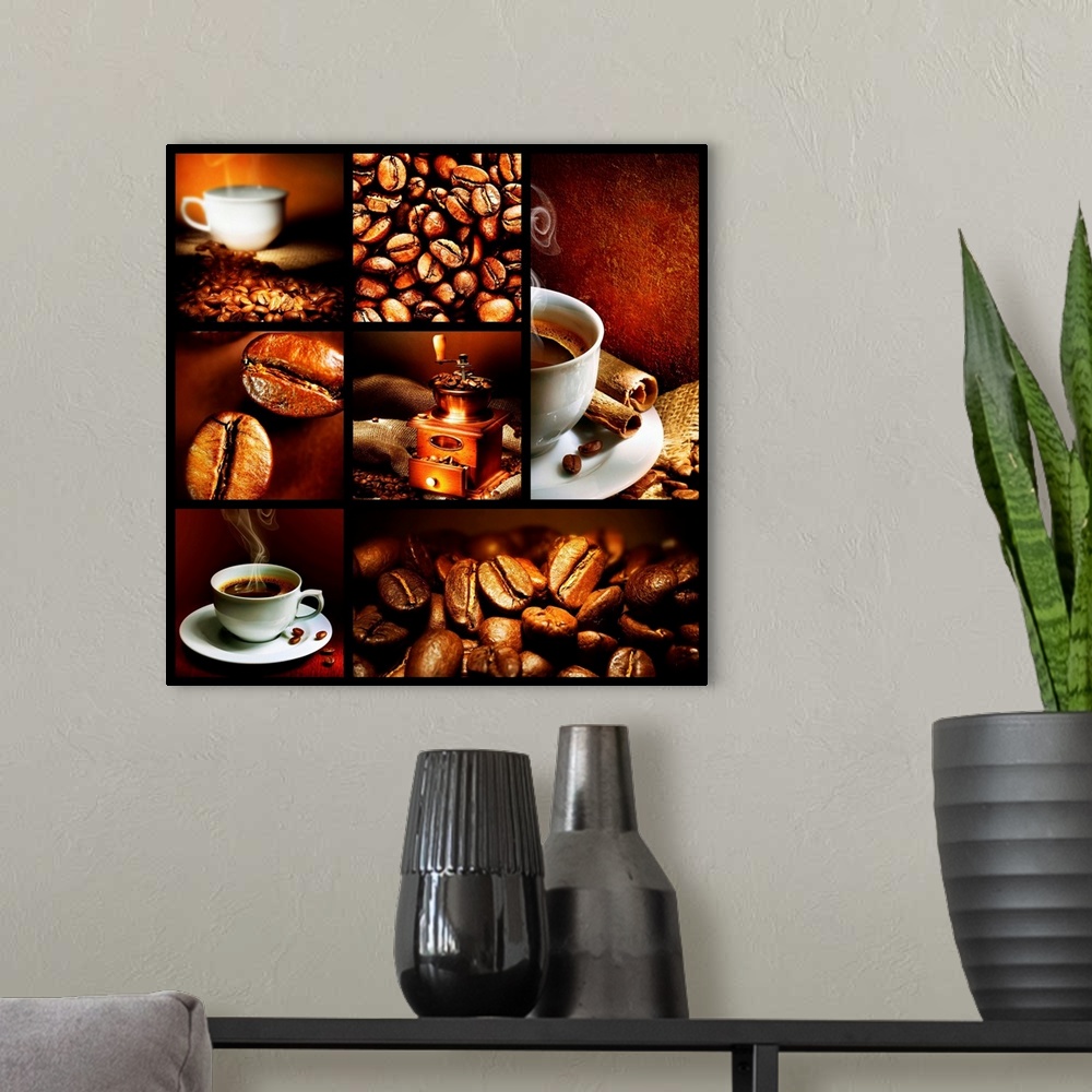 A modern room featuring Coffee Collage