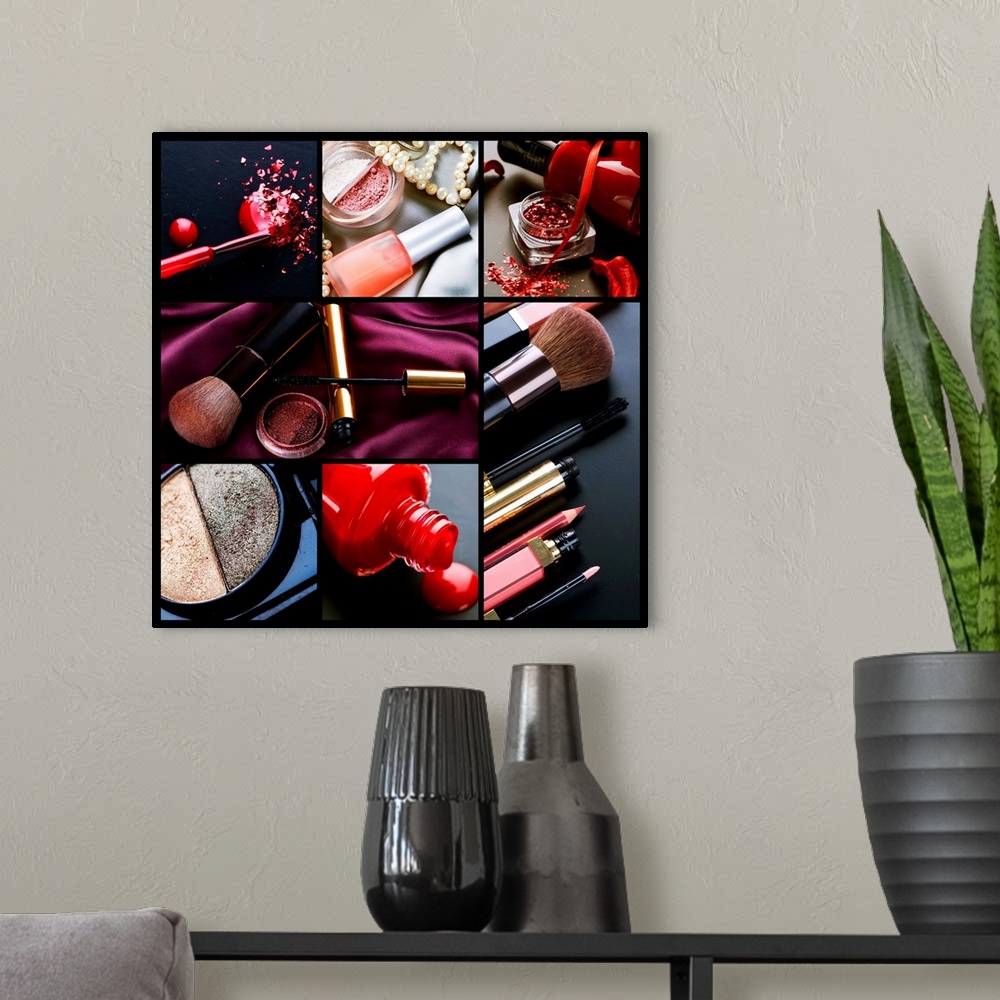 A modern room featuring Professional Make-up collage