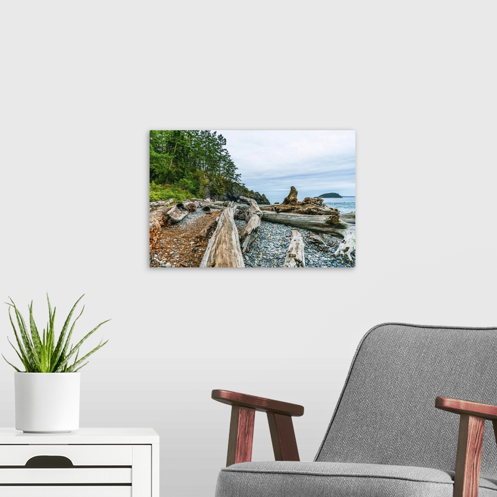 A modern room featuring Deception Pass State Park Beach In Oak Harbor, Washington State