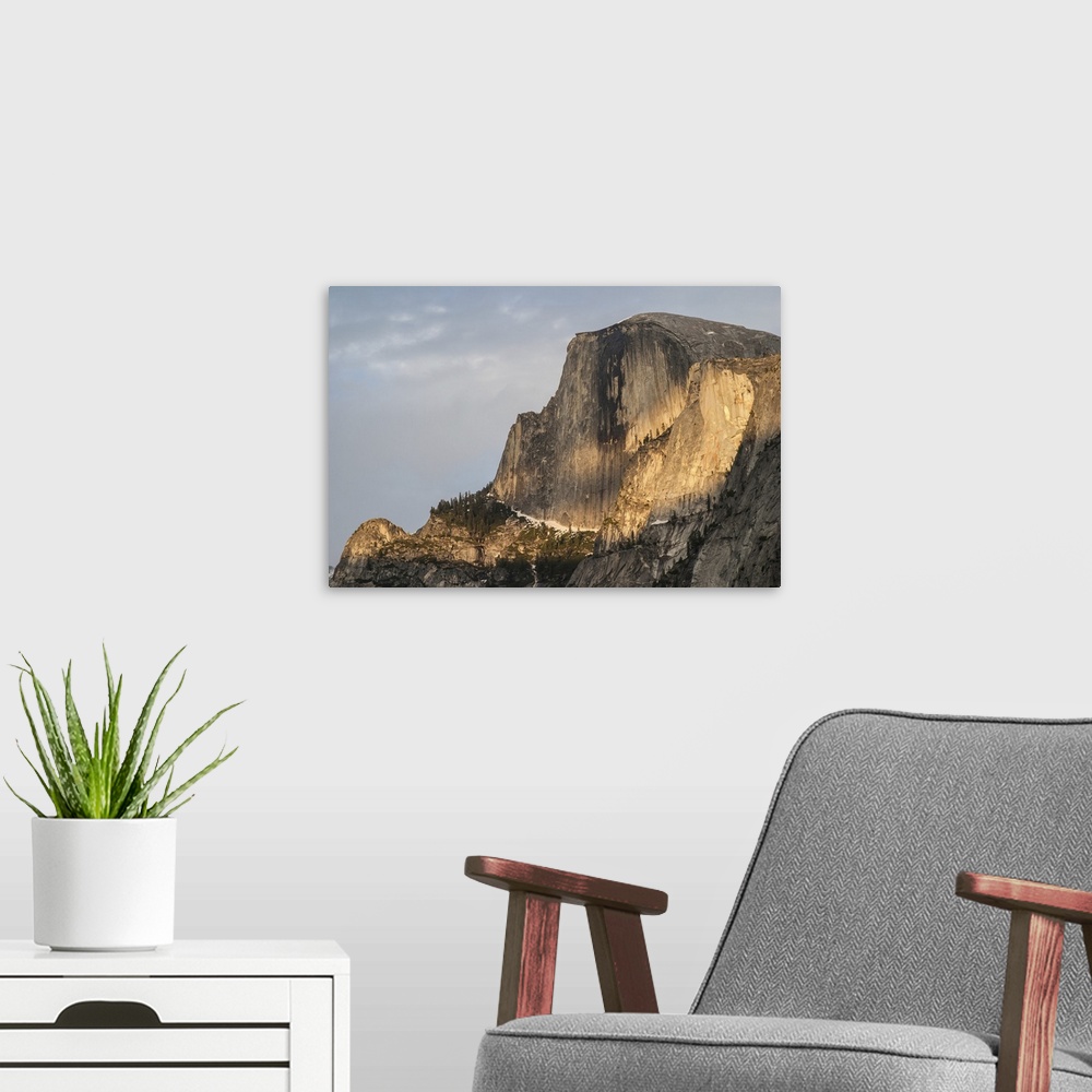 A modern room featuring Half Dome, Yosemite National Park, California