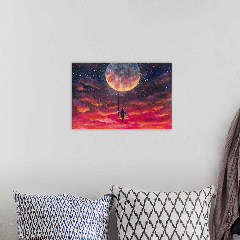 A bohemian room featuring Lunar Eclipse