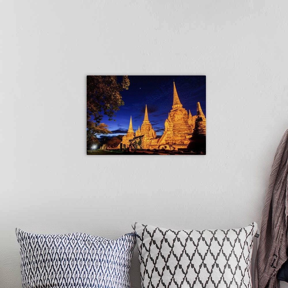 A bohemian room featuring Old Temple Architecture , Wat Phra Si Sanphet At Ayutthaya, Thailand