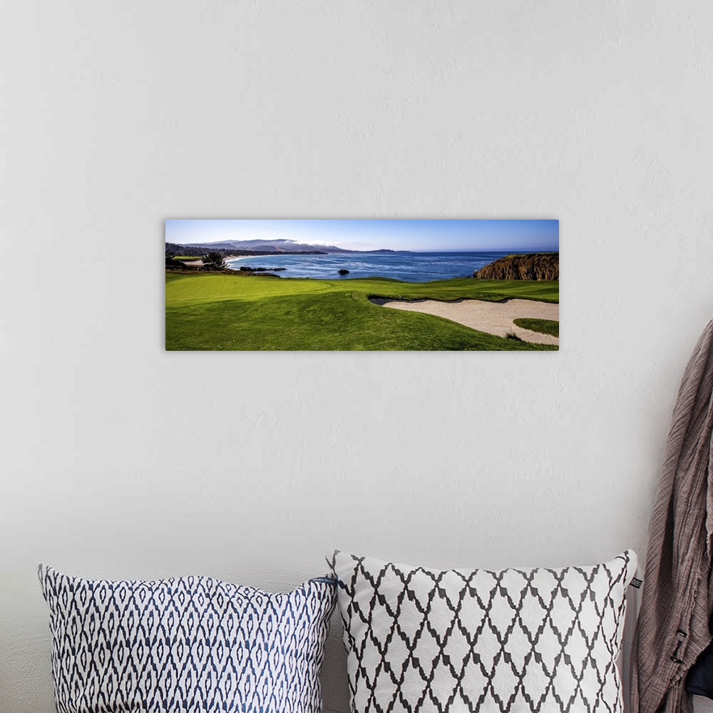A bohemian room featuring Pebble Beach golf course, Monterey, California.