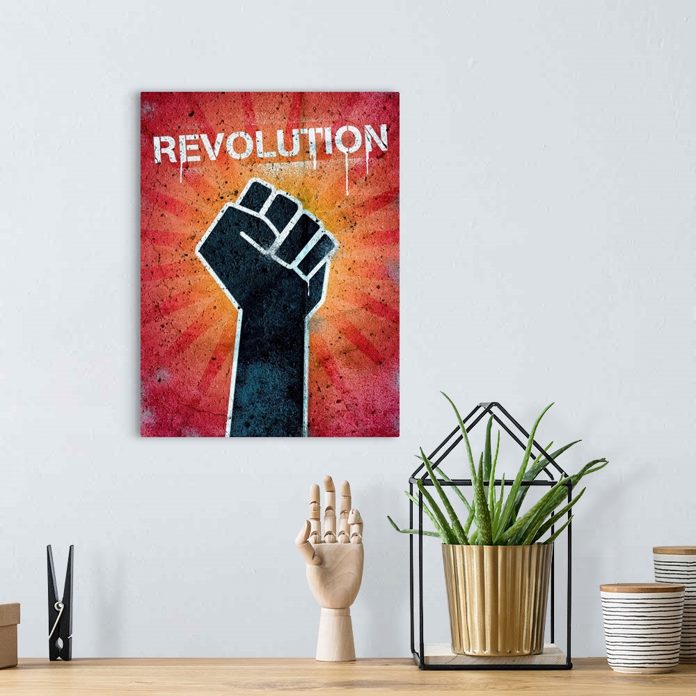 A bohemian room featuring Revolution
