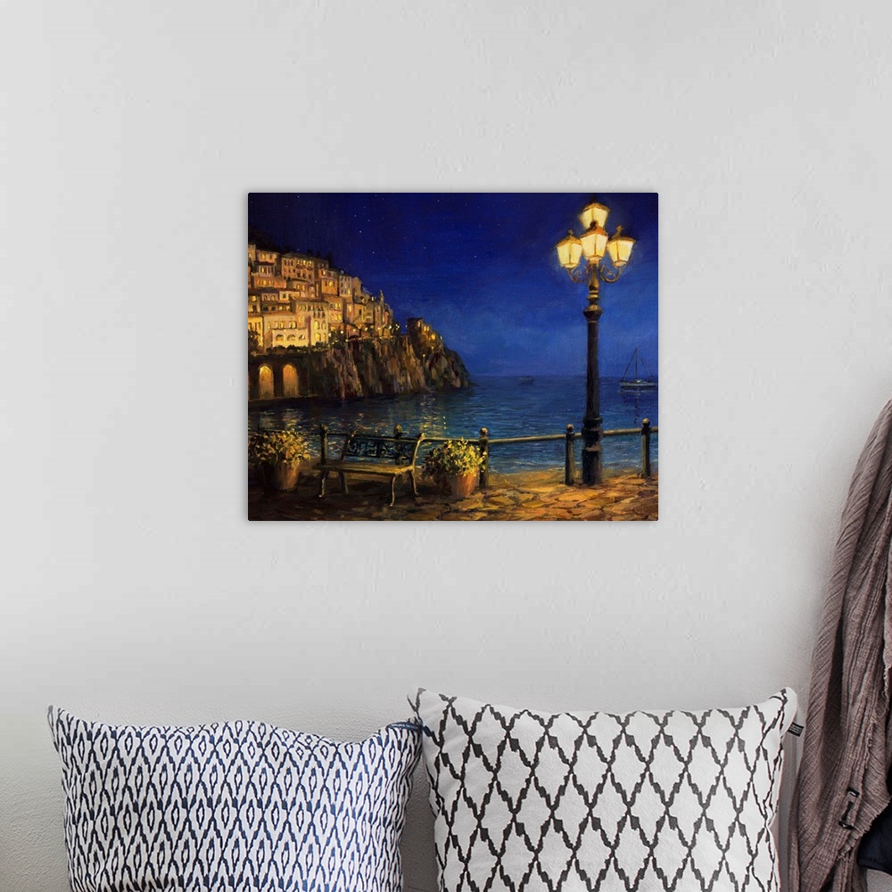 A bohemian room featuring Summer Evening in Amalfi