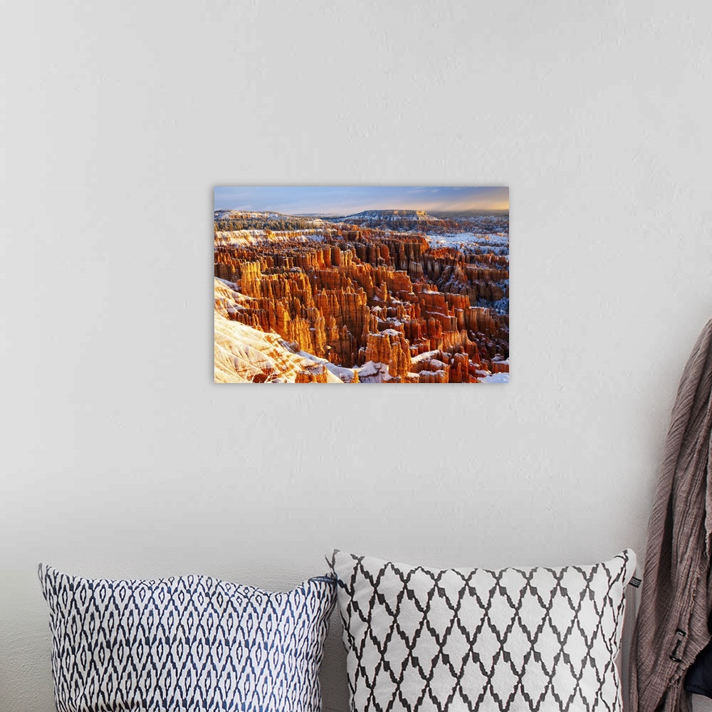 A bohemian room featuring Winter Morning, Bryce Canyon National Park, Utah