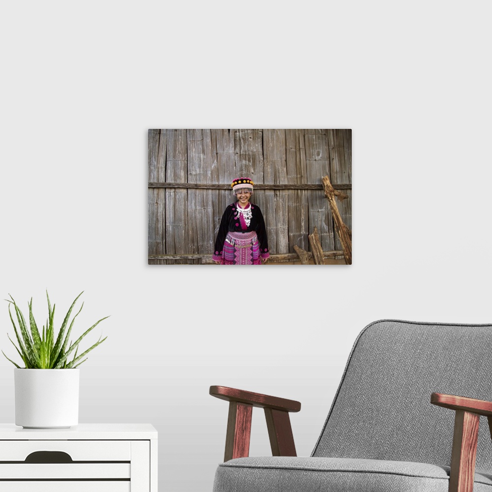 A modern room featuring Young Hill Tribe Girl, Khun Chang Kien Village, Chiang Mai, Thailand