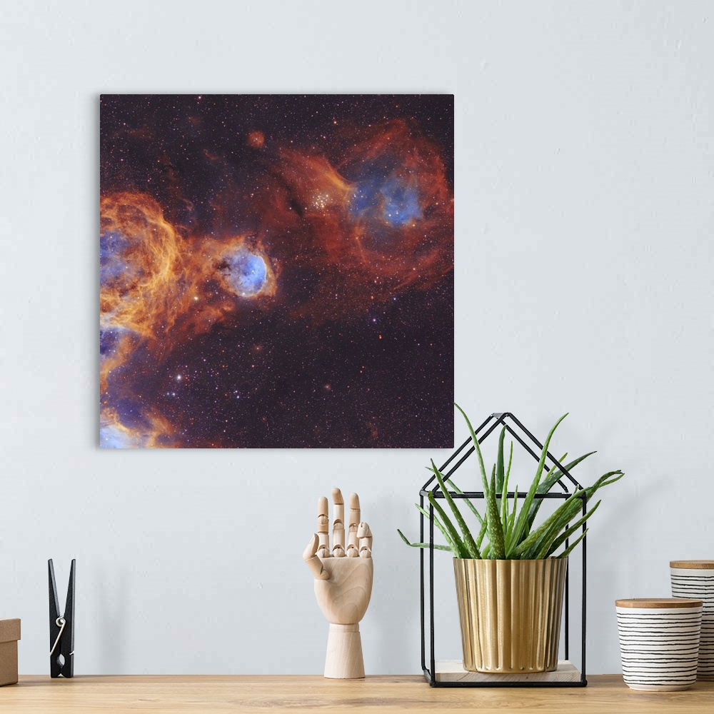 A bohemian room featuring Around Eta Carinae Nebula