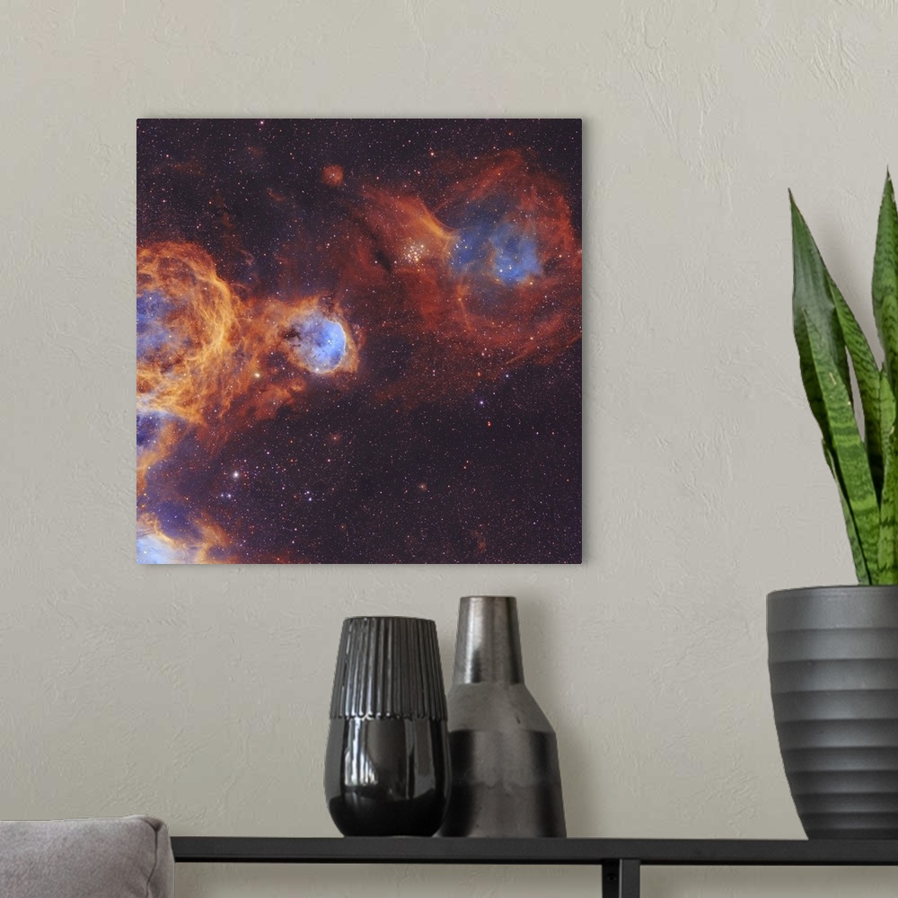 A modern room featuring Around Eta Carinae Nebula