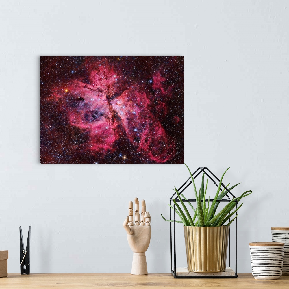 A bohemian room featuring Carina Nebula