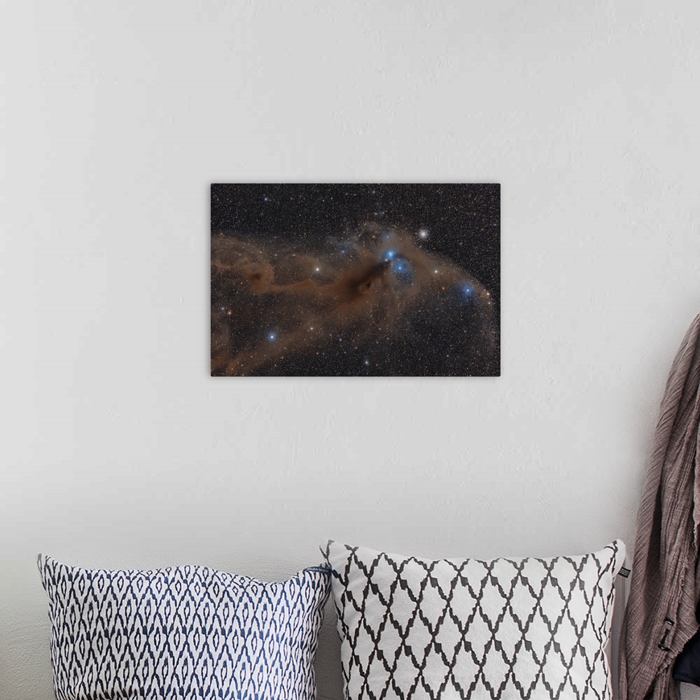 A bohemian room featuring Dark nebula in the constellation of Sagittarius.