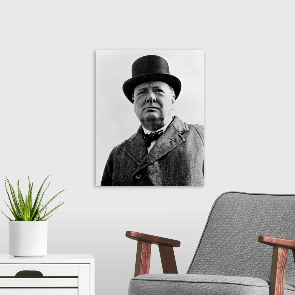 A modern room featuring Not only one of the finest leaders in history, Sir Winston Churchill also produced some of the fu...