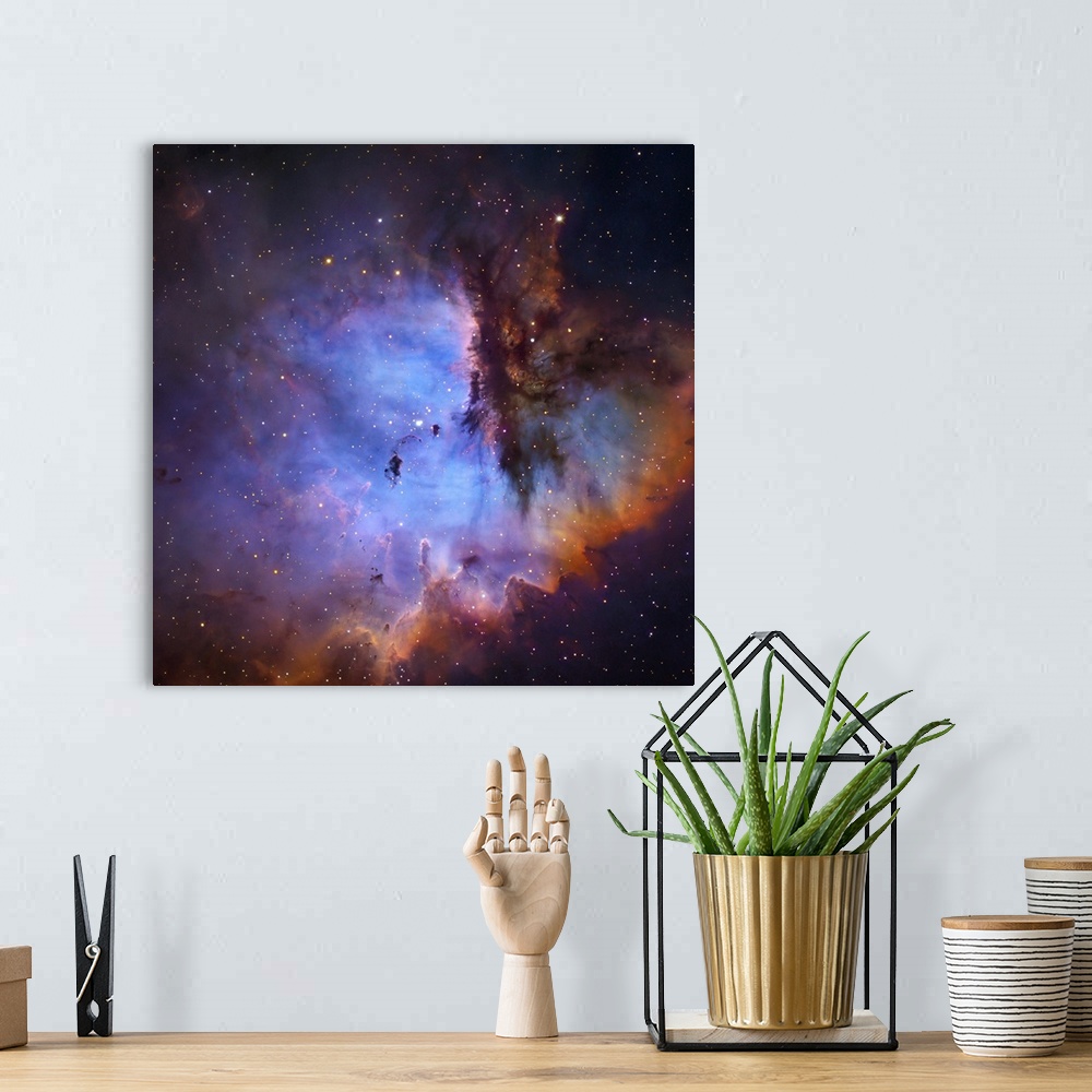 A bohemian room featuring NGC 281, an emission nebula and open cluster in the constellation Cassiopeia. The H II region NGC...