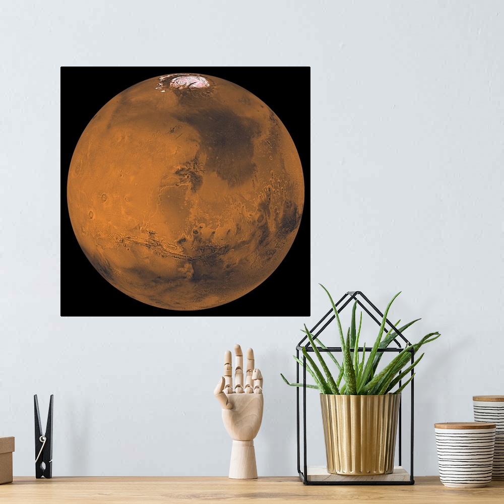 A bohemian room featuring Global Color View of Mars
