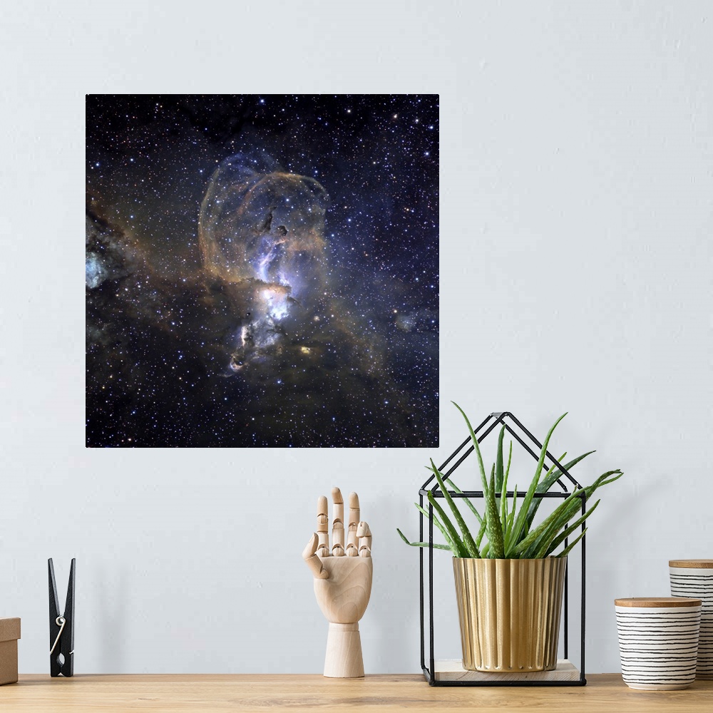 A bohemian room featuring Loops of NGC 3576