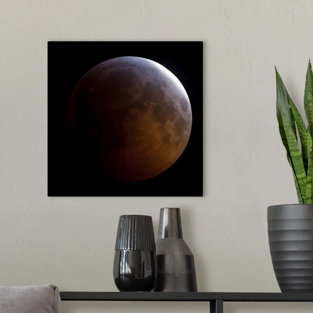 A modern room featuring December 21, 2010 - Lunar Eclipse