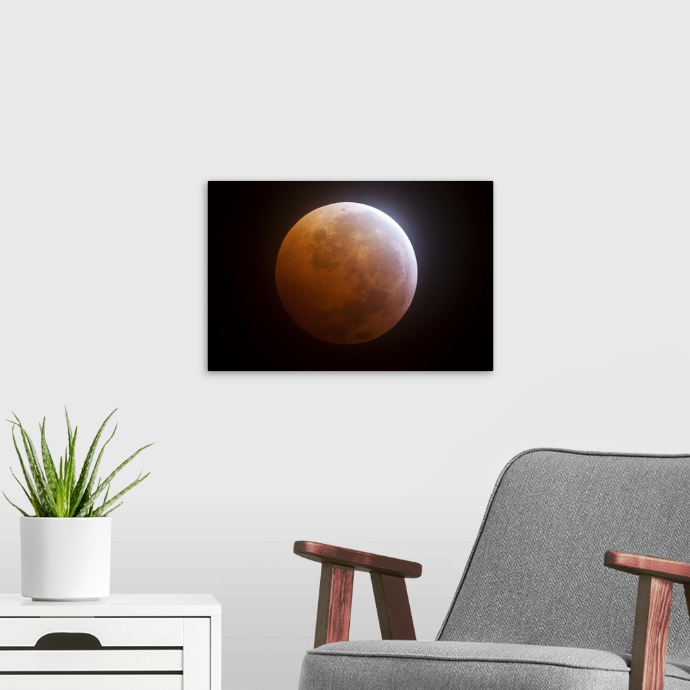 A modern room featuring December 21, 2010 - Lunar Eclipse