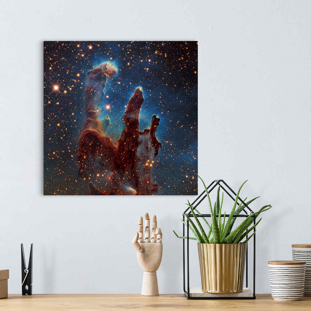 A bohemian room featuring M16, The Eagle Nebula in Serpens.