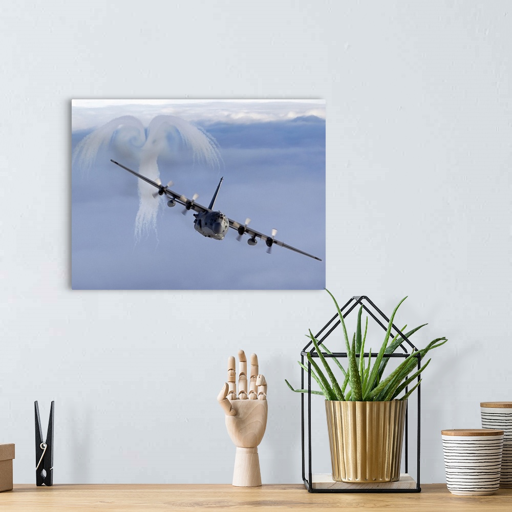 A bohemian room featuring MC-130H Combat Talon of the 7th Special Operations Squadron/352nd Special Operations Group statio...