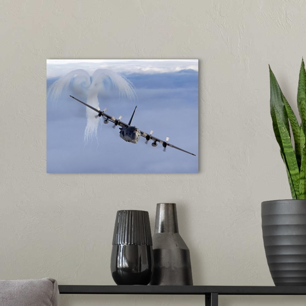 A modern room featuring MC-130H Combat Talon of the 7th Special Operations Squadron/352nd Special Operations Group statio...