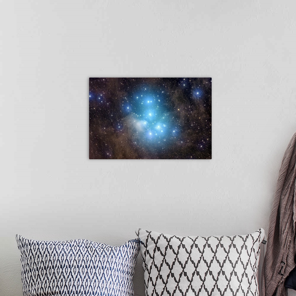 A bohemian room featuring Messier 45, The Pleiades
