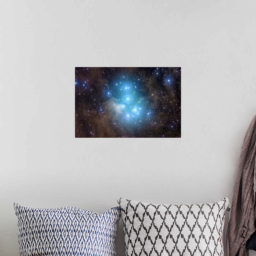 A bohemian room featuring Messier 45, The Pleiades