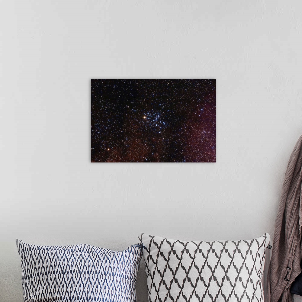 A bohemian room featuring Messier 6, the Butterfly Cluster in the constellation of Scorpius.