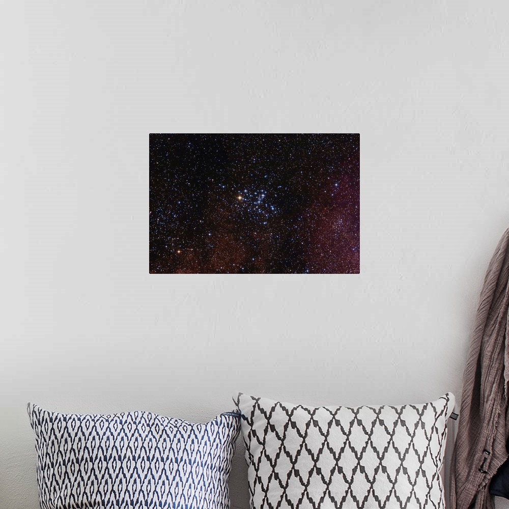 A bohemian room featuring Messier 6, the Butterfly Cluster in the constellation of Scorpius.