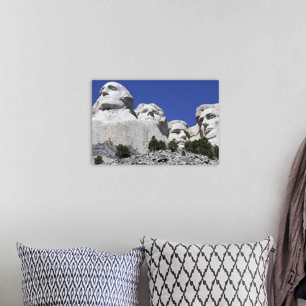 A bohemian room featuring Mount Rushmore National Memorial, South Dakota, USA.