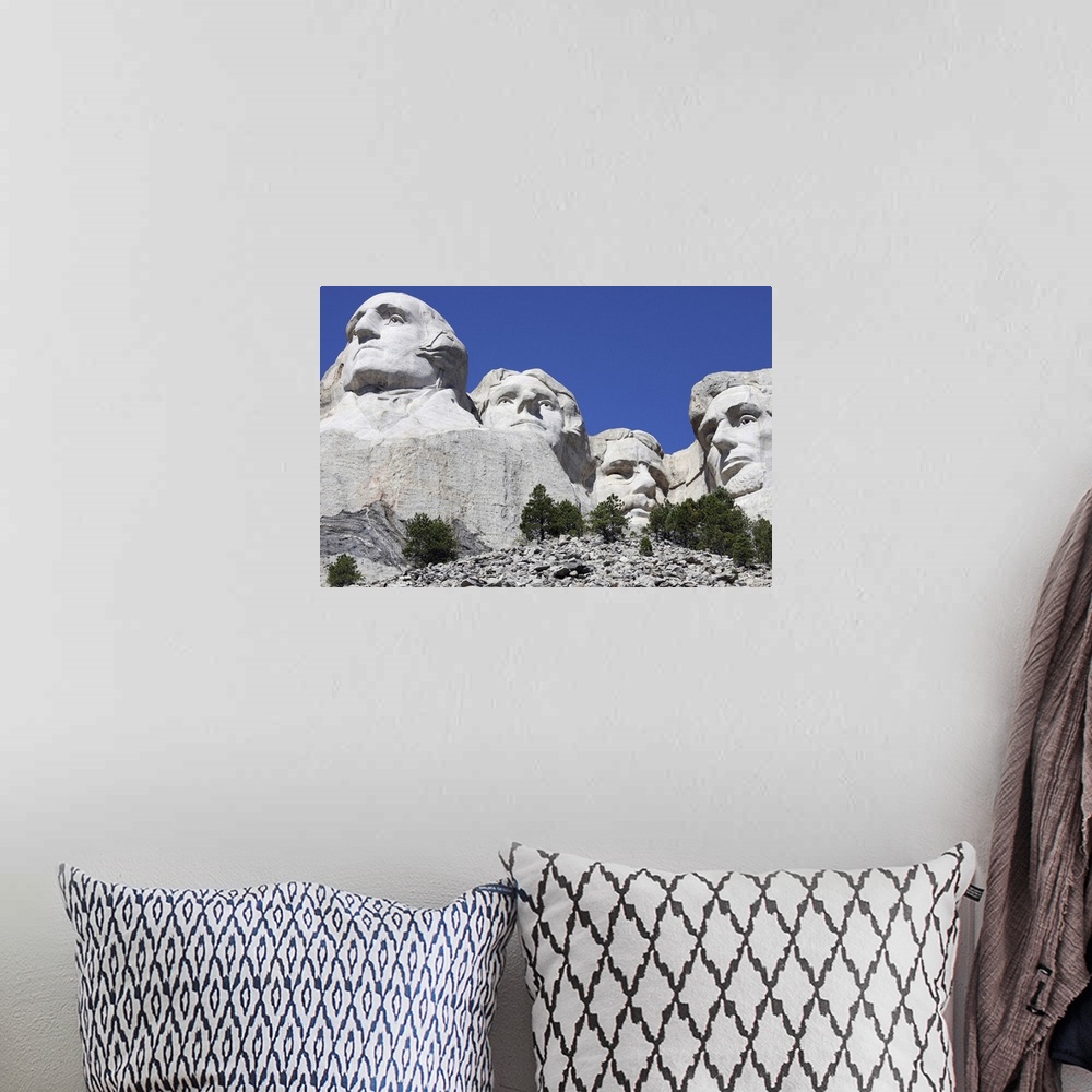 A bohemian room featuring Mount Rushmore National Memorial, South Dakota, USA.