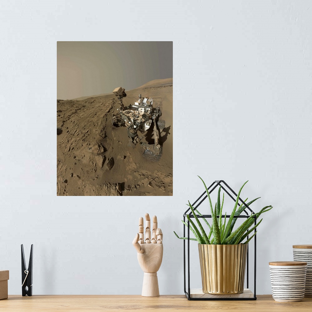 A bohemian room featuring April 27, 2014 - NASA's Curiosity Mars rover used the camera at the end of its arm in April and M...