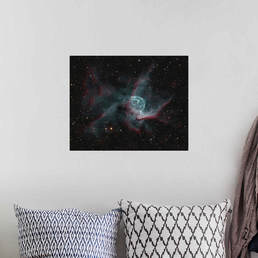 A bohemian room featuring NGC 2359, Thor's Helmet.