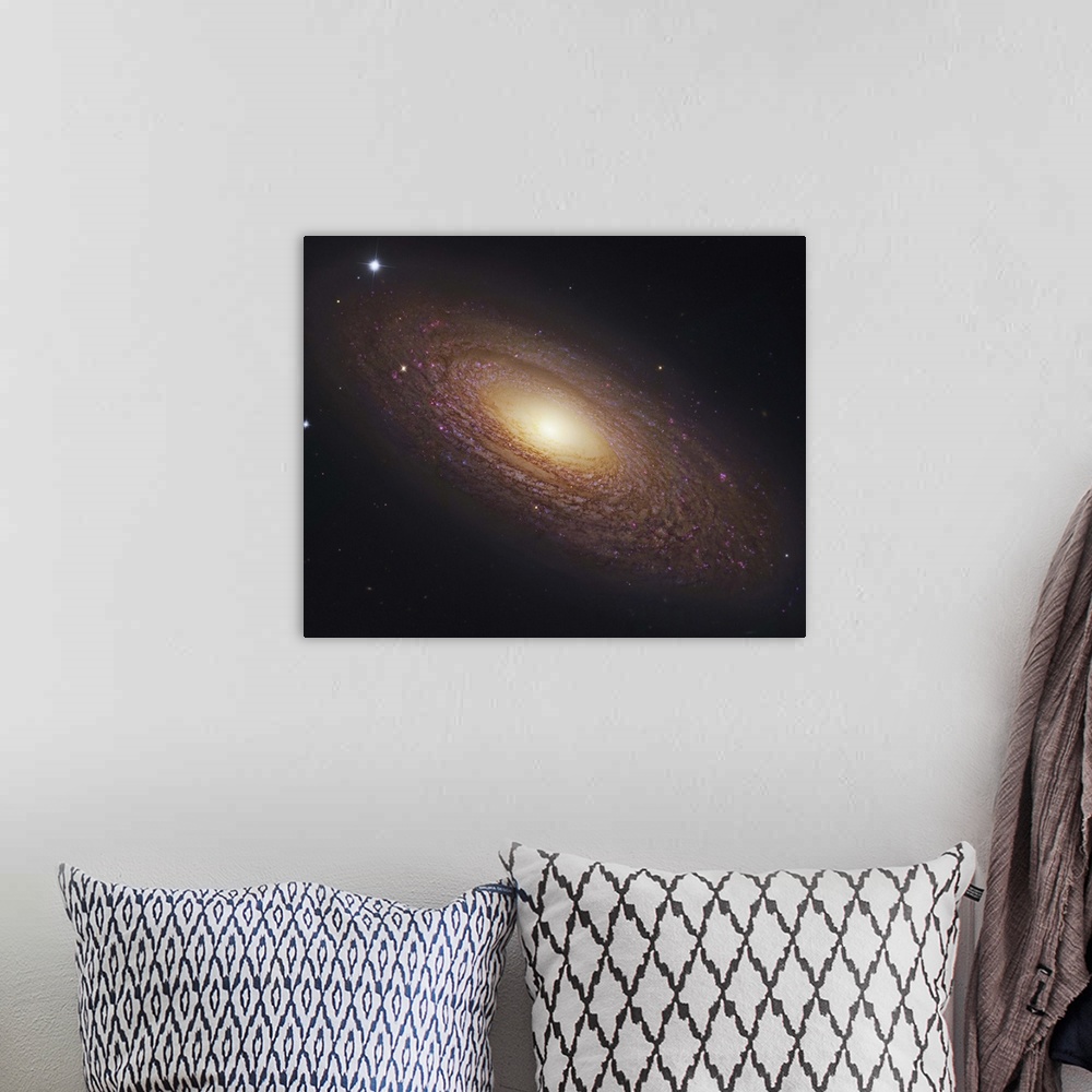 A bohemian room featuring NGC 2841, spiral galaxy in Ursa Major. NGC 2841 is a compact flocculent spiral galaxy, a member o...