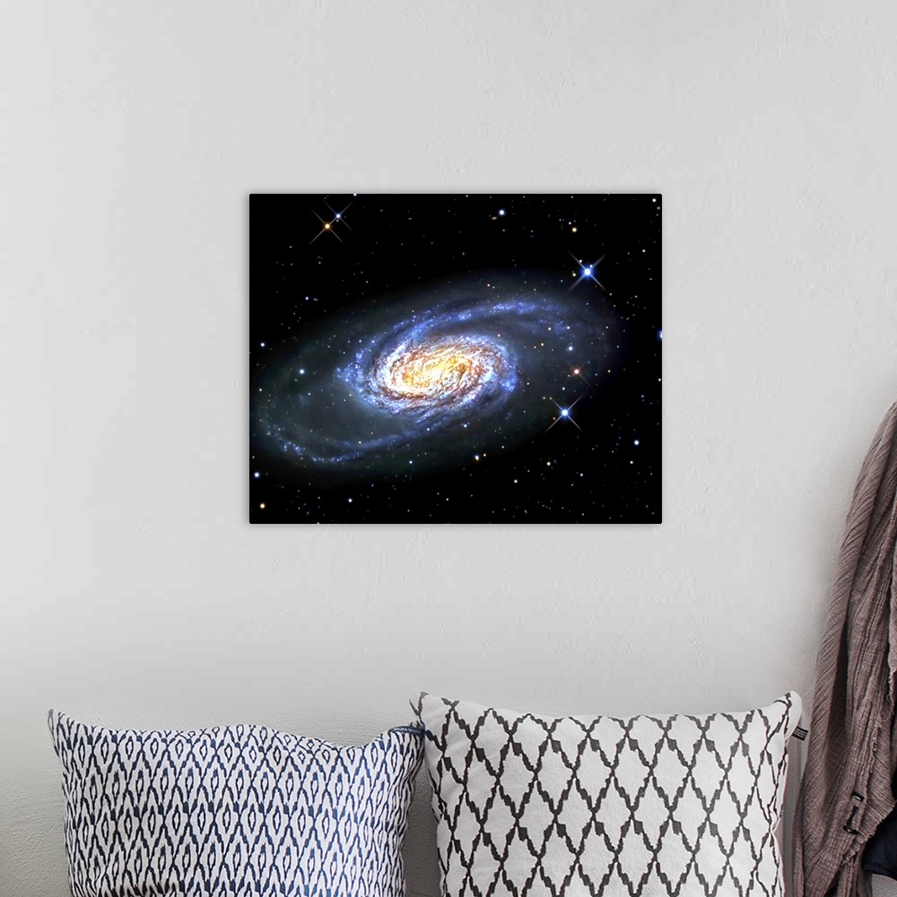 A bohemian room featuring NGC 2903 is a barred spiral galaxy in the constellation of Leo
