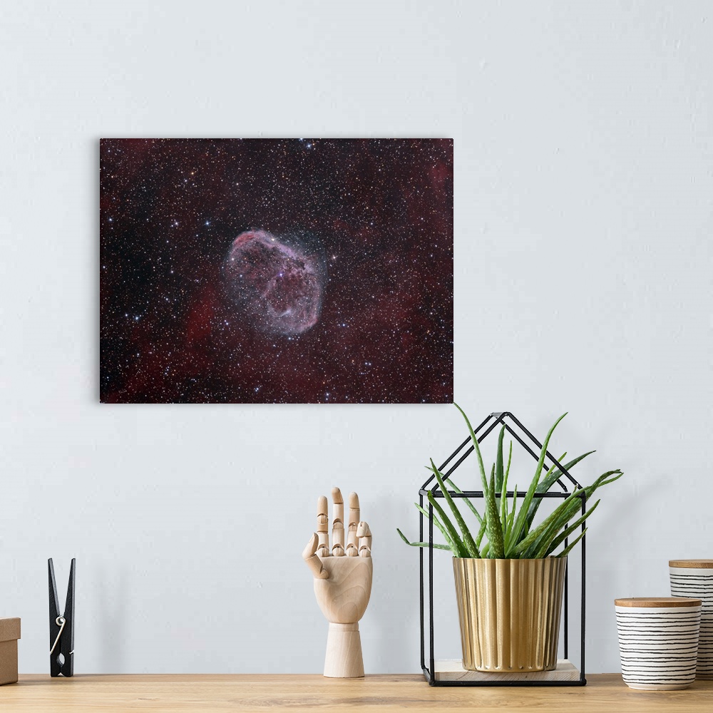 A bohemian room featuring NGC 6888, the Crescent Nebula.