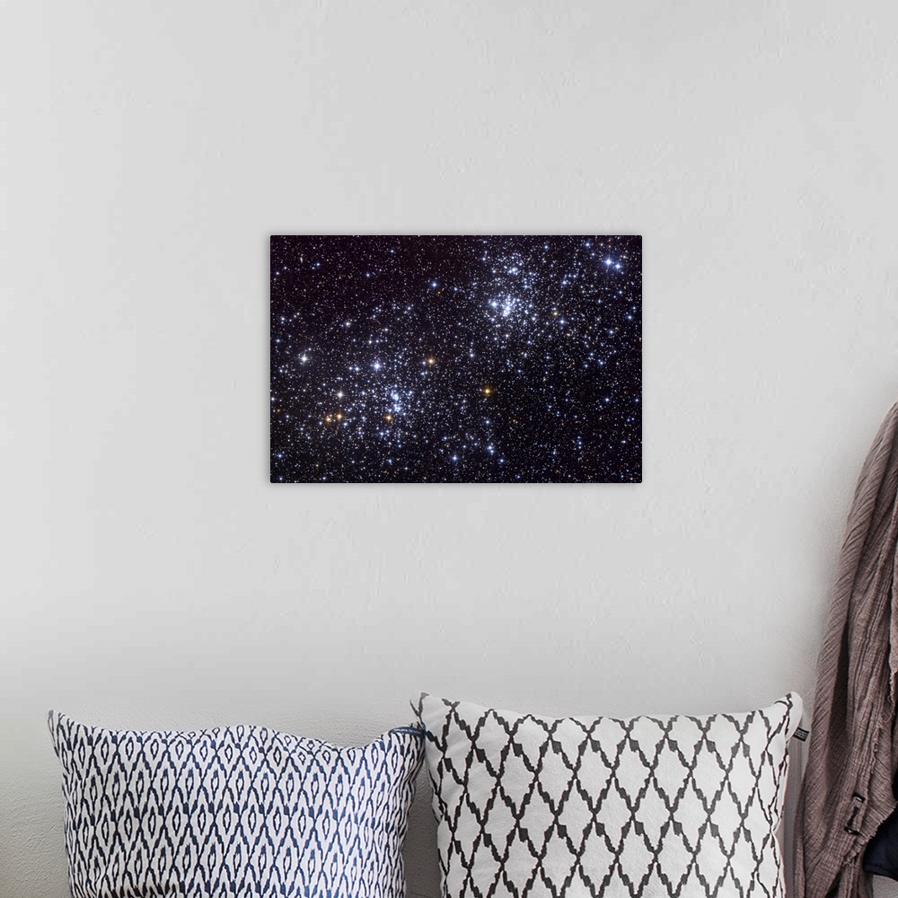 A bohemian room featuring NGC 884 an open cluster in the constellation of Perseus