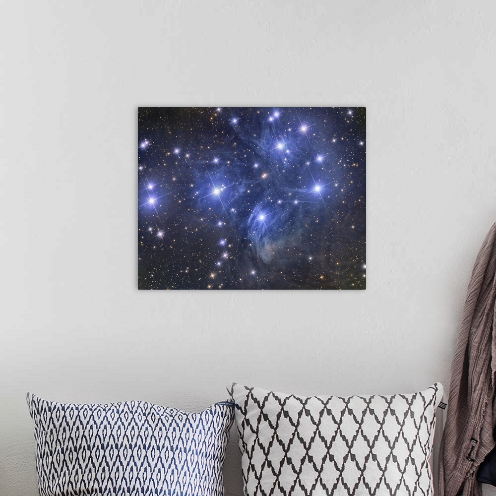 A bohemian room featuring Pleiades Star Cluster