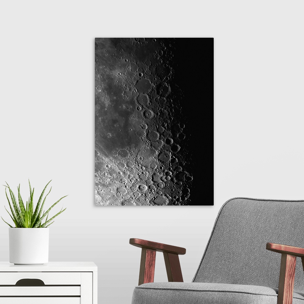 A modern room featuring Rupes Recta ridge and craters Pitatus and Tycho