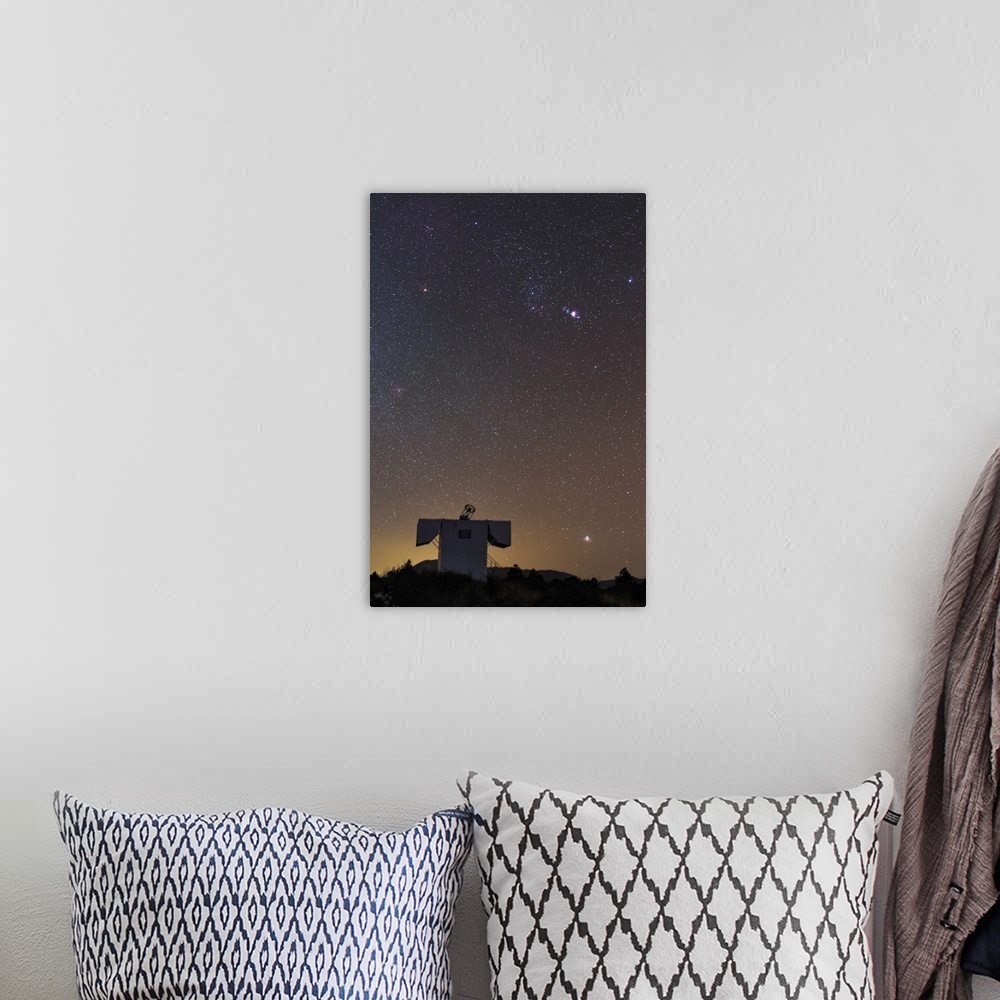 A bohemian room featuring Stars of the constellation Orion and Sirius rise above the BOOTES at the Yunnan Astronomical Obse...