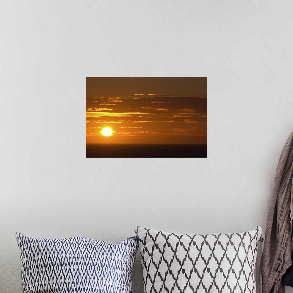 A bohemian room featuring Sunset at Gulf of St Lawrence