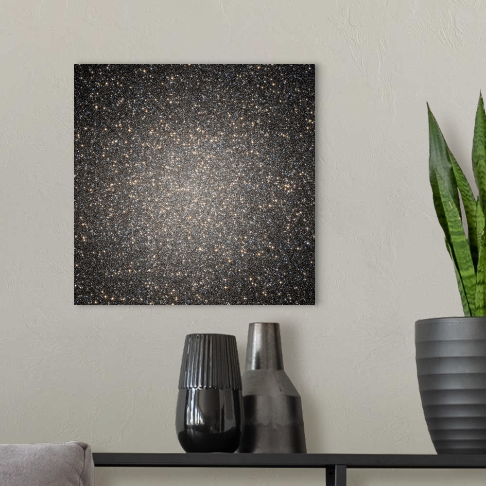 A modern room featuring The core of the globular cluster Omega Centauri