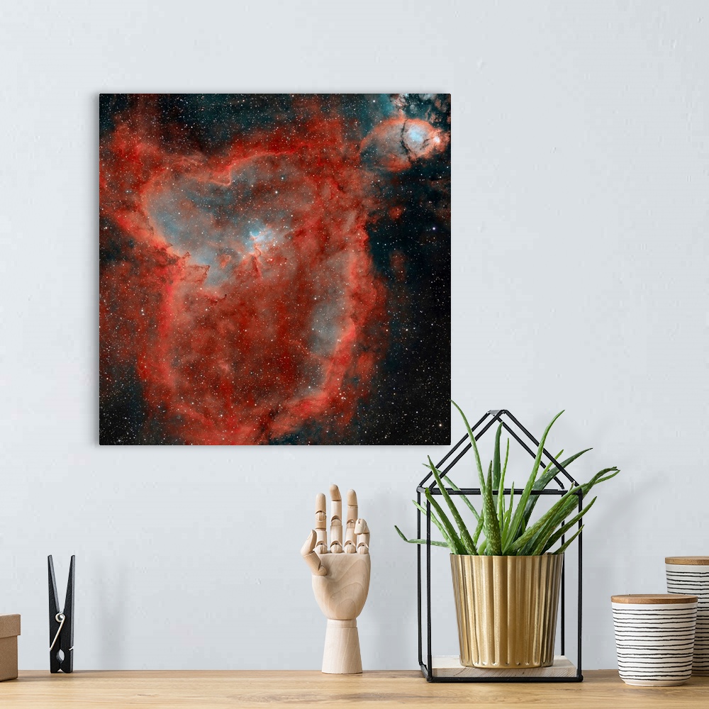 A bohemian room featuring IC 1805, The Heart Nebula