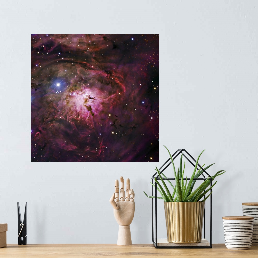 A bohemian room featuring The Hourglass Nebula